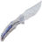 Нож Rike Knife S05 сталь Mosaic Damascus рукоять Titanium/MokuTi