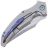 Нож Rike Knife S05 сталь Mosaic Damascus рукоять Titanium/MokuTi