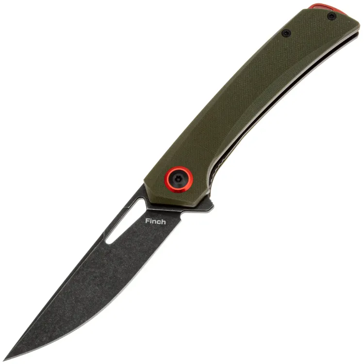 Нож Mr.Blade Finch Boba Fett blackwash сталь AUS-8 рукоять Olive G10