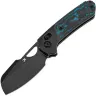 Нож Kansept Main Nahual blackwash сталь Magnacut рукоять Blackwash Ti/Arctic Storm  Fatcarbon