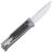 Нож Reate EXO-M Drop point Satin сталь Elmax  рукоять Ti/Marble Carbon Fiber
