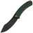 Нож CIVIVI Outlaw Muk blackwash сталь 14C28N рукоять Teal Green G10 (C24079-3)