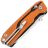 Нож SRM Rubik сталь D2 рукоять Orange/Black G10 (7228-GJ)