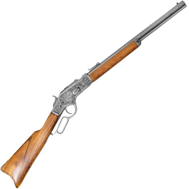 Макет винтовка Винчестер США 1873г DE-1253-G сталь (Denix)