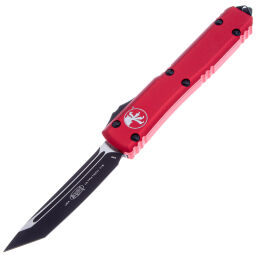 Нож Microtech Ultratech T/E Black/Satin сталь M390 рукоять Red Aluminium (123-1RD)