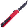 Нож Microtech Ultratech T/E DLC/Satin сталь M390 рукоять Red Aluminium (123-1RD)