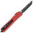 Нож Microtech Ultratech T/E black сталь M390 рукоять Red Aluminium (123-1RD)