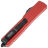 Нож Microtech Ultratech T/E black сталь M390 рукоять Red Aluminium (123-1RD)
