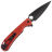 Нож Daggerr Arrow Flipper DLC сталь D2 рукоять Red G10