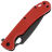 Нож Daggerr Arrow Flipper DLC сталь D2 рукоять Red G10