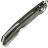 Нож SRM 411L-MG satin сталь 14C28N рукоять Green micarta