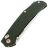 Нож SRM 411L-MG satin сталь 14C28N рукоять Green micarta