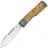 Нож Fox Gunstock satin сталь M390 рукоять Olive wood/Ttitanium (FX-558 OL)