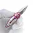 Нож Rike Knife Mini Cicada Special Edition сталь Damasteel рукоять Pink Ti