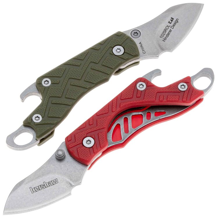 Набор ножей Kershaw Cinder Dual Pack сталь 3Cr13 рукоять Red/Olive GFN (1025ROL)