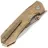 Нож Remette Rhino beadblast сталь M390 рукоять Gold Crystal Titanium