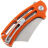 Нож Petrified Fish Eddy сталь K110 рукоять Orange G10