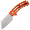 Нож Petrified Fish Eddy сталь K110 рукоять Orange G10
