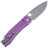 Нож Daggerr Nightmare Daggerr Hole X-lock Beadblasted сталь M390 рукоять Purple Titanium