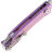 Нож Daggerr Nightmare Daggerr Hole X-lock Beadblasted сталь M390 рукоять Purple Titanium