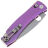 Нож Daggerr Nightmare Daggerr Hole X-lock Beadblasted сталь M390 рукоять Purple Titanium