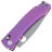 Нож Daggerr Nightmare Daggerr Hole X-lock Beadblasted сталь M390 рукоять Purple Titanium