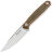 Нож Real Steel Dex satin сталь K110 рукоять Natural/Green Micarta (3501NG)