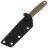 Нож Real Steel Dex satin сталь K110 рукоять Natural/Green Micarta (3501NG)
