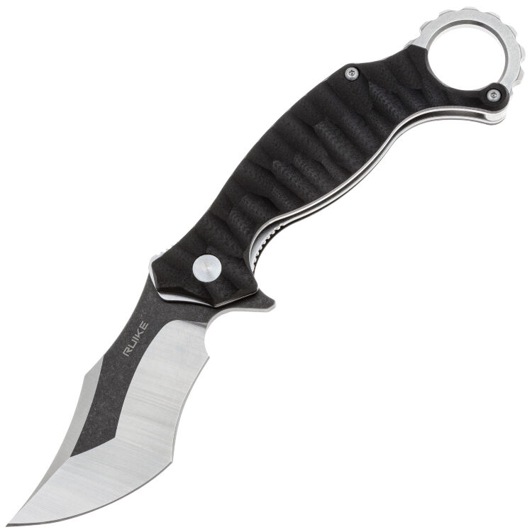 Нож Ruike P881-B1 сталь 14C28N рукоять Black G10