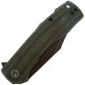 Нож Petrified Fish Victor Blackwash сталь K110 рукоять Green Micarta