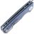 Нож Vosteed Porcupine satin сталь 14C28N рукоять Blue Micarta