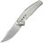 Нож WE Knife Kyklos satin сталь M390 рукоять Gray Titanium (WE23086-4)