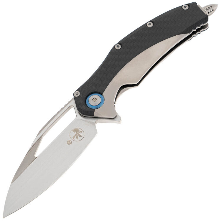 Нож Microtech Matrix satin сталь M390 рукоять Titanium/Carbon Fiber (165C-4CFTI)