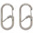 Карабин Nite Ize G-Biner #1 Dual Chamber Carabiner Stainless 2 pack (GS1-11-2R6)