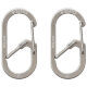 Карабин Nite Ize G-Biner #1 Dual Chamber Carabiner Stainless 2 pack (GS1-11-2R6)  (GS1-11-2R6)