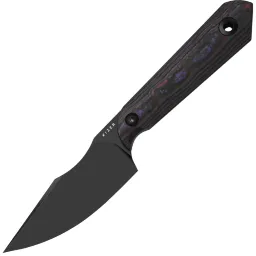 Нож Kizer Harpoon Mini DLC сталь S45VN рукоять Purple Haze FatCarbon