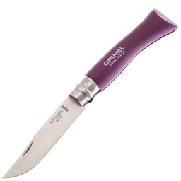 Нож Opinel №7 Tradition Colored сталь 12C27 рукоять бук фиолетовый (001427)