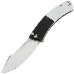 Нож CIVIVI Outlaw Muk satin сталь 14C28N рукоять Black/White G10 (C24079-4)
