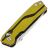 Нож SRM Rubik сталь D2 рукоять Yellow/Black G10 (7228)