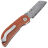 Нож Mcusta Petit сталь VG-10/Damascus рукоять Black/Orange Micarta (MC-0211D)