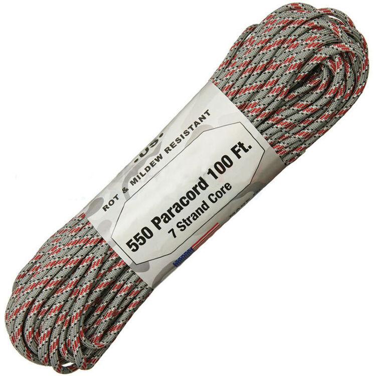 Паракорд Atwoodrope 550 Parachute Cord the ohio state 30м (США)