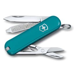 Нож-брелок Victorinox Classic SD Mountain Lake 58мм (0.6223.23G)