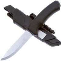 Нож Mora Bushcraft Survival black сталь Sandvik 12С27 рукоять полимер (11835)