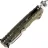 Нож CJRB Tundra stonewash сталь D2 рукоять Green G10