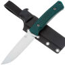 Нож Owl Knife Barn-S сталь JM390 рукоять микарта Джинс изумруд