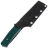 Нож Owl Knife Barn-S сталь JM390 рукоять микарта Джинс изумруд
