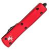 Нож Microtech UTX-70 T/E DLC/Satin сталь CTS-204P рукоять Red Aluminum (149-1RD)