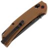 Нож SRM 411L-MN black PVD сталь 14C28N рукоять Brown Micarta