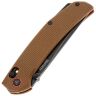 Нож SRM 411L-MN black PVD сталь 14C28N рукоять Brown Micarta