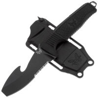 Нож Benchmade H20 Fixed Dive Knife сталь N680 рукоять Black Santoprene (112SBK-BLK)